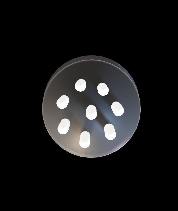 Underwater sensor — underside sensor face